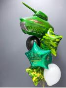 Набор шаров на 7 мая и на 23 февраля  танк Т-34 SH-100201