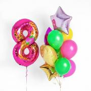 Шары на  Женский день 8 марта