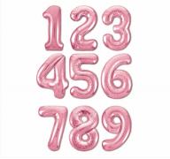Шар цифра розовая SH-100211