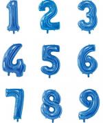 Шар цифра синяя SH-100215