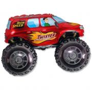 Фольгированный шар Монстртрак красный SH-100578