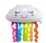 Фольгированный шар Облачко радуга SH-100637