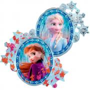 Фольгированный шар Холодное сердце Эльза и Анна SH-100521