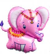 Фольгированный шар Слоник Розовый SH-100621