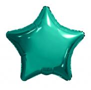 Фольгированная звезда бирюзовая SH-100380