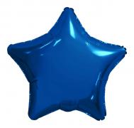 Фольгированная звезда темно- синяя SH-100385
