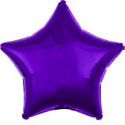 Фольгированная звезда фиолоетовая SH-100389
