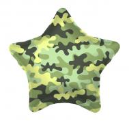 Фольгированная звезда камуфляж SH-100375