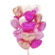 Фонтан из 25 сердец  SH-100724