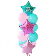 готовый набор шаров для девочки SH-100043