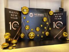 Брендированная новогодняя корпоративная Фотозона-хит на Новый год 2026 Алматы