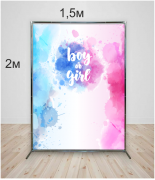 ФОТОЗОНА НА GENDER PARTY В АРЕНДУ "BOY OR GIRL"