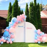 Фотозона на Gender party с шарами