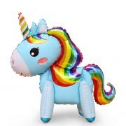 Ходячая фольгированная фигура мини Единорог SH-100232