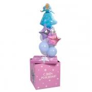 Коробка-Сюрприз с шарами для девочки SH-100161