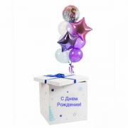 Коробка-Сюрприз с шарами для девочки SH-100164