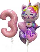 Набор шаров Котик Единорог SH-100046