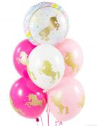 Фонтан шаров Котик Единорог SH-100038