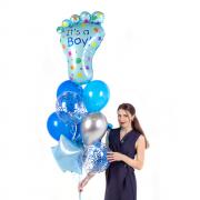 Букет из шаров на выписку для мальчика SH-100067