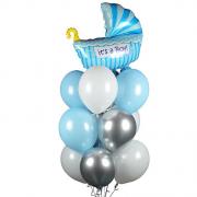 Букет из шаров на выписку для мальчика SH-100075