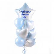 Фонтан с надписью  на выписку для мальчика SH-100063