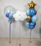 Набор из шаров на выписку для мальчика SH-100064