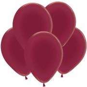 Шар  с гелием цвет бургундия SH-100286
