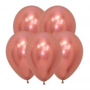 Шар  с гелием  хром розовое золото SH-100311