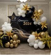 Фотозона  круглаяс шарами на Выпускной, Последний звонок 