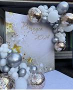 Фотозона Баннер с шарами на Выпускной, Последний звонок